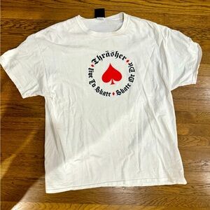 THRASHER MAGAZINE NEW OATH T-SHIRT WHITE